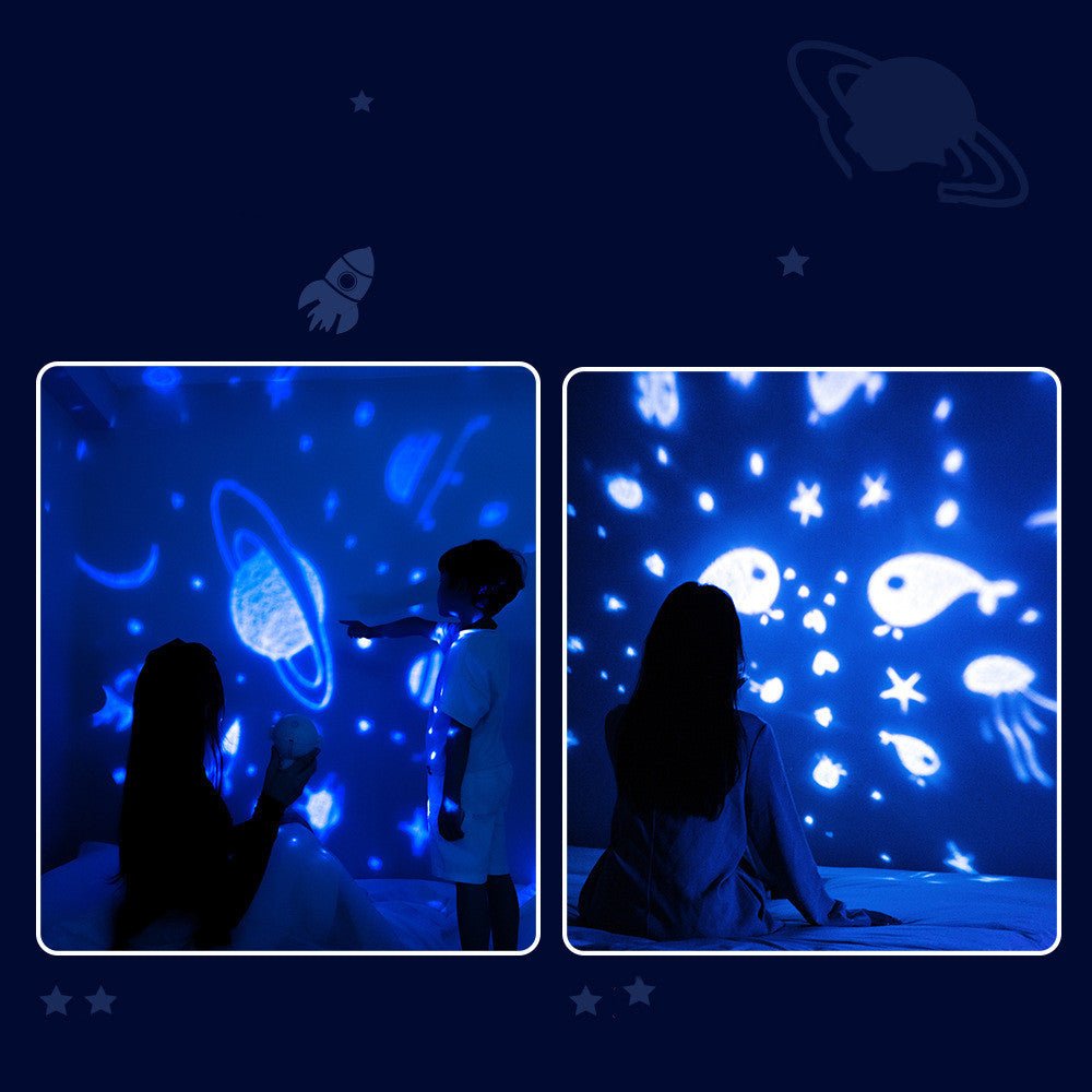 Galaxy Star Projector Starry Sky Night Light Astronaut Lamp Room Decr Gift Child Kids Baby Christmas Spaceman Projection 2668south