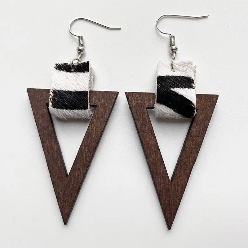 Geometric Drop Earrings 2668south