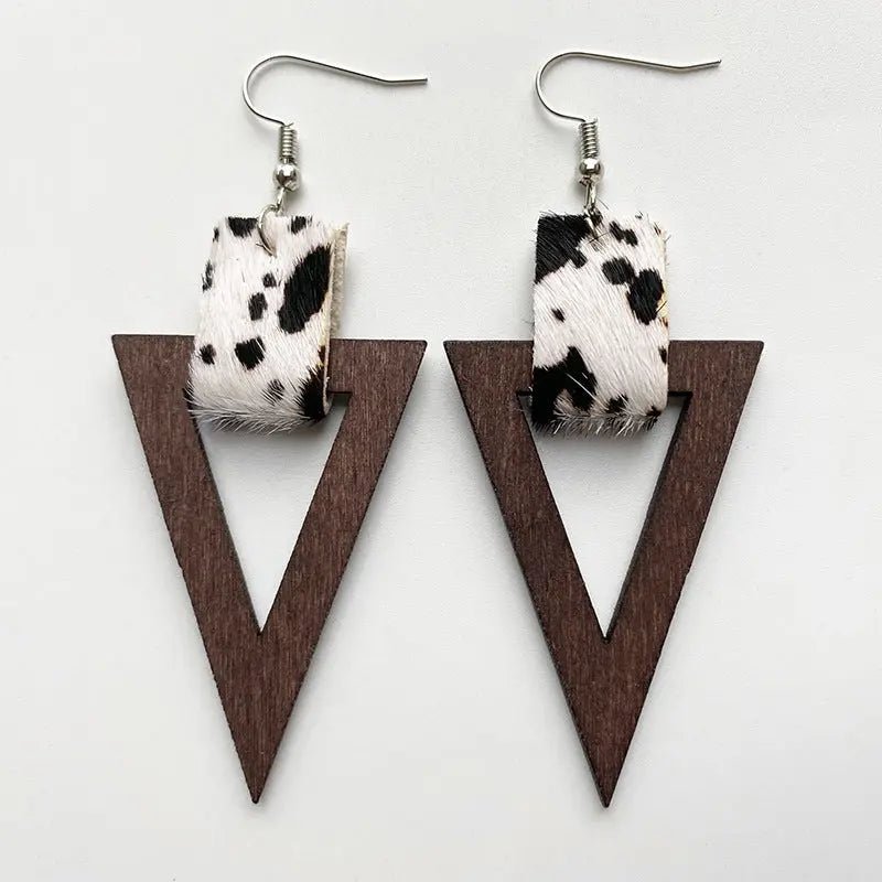 Geometric Drop Earrings 2668south