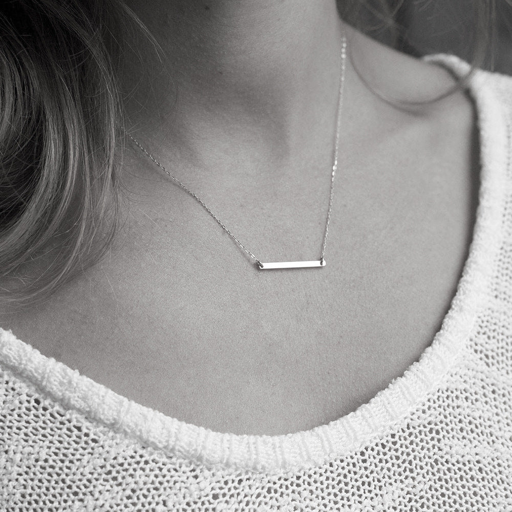 Geometric Single Long Women's Necklace 2668south