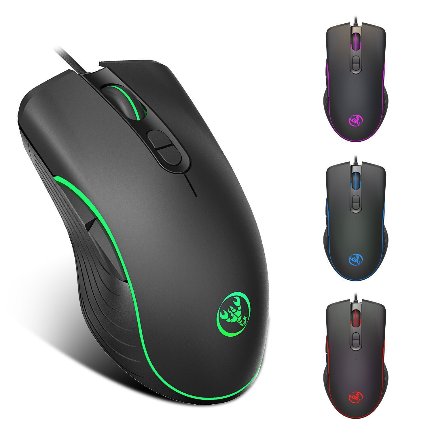 Glowing Gaming Mouse Gaming Wired Mouse 2668south