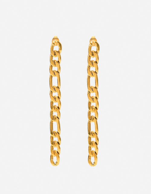 Load image into Gallery viewer, Gold Ear Chain Earrings Non-fading Titanium Steel 2668south
