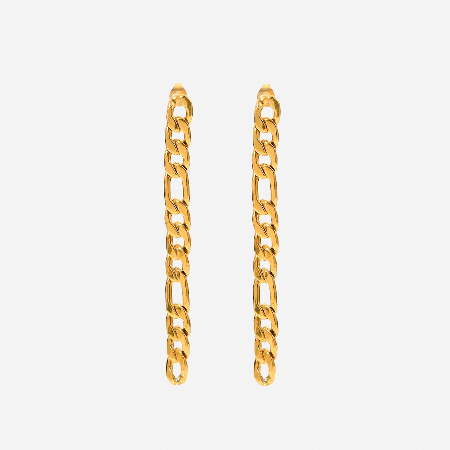 Gold Ear Chain Earrings Non-fading Titanium Steel 2668south