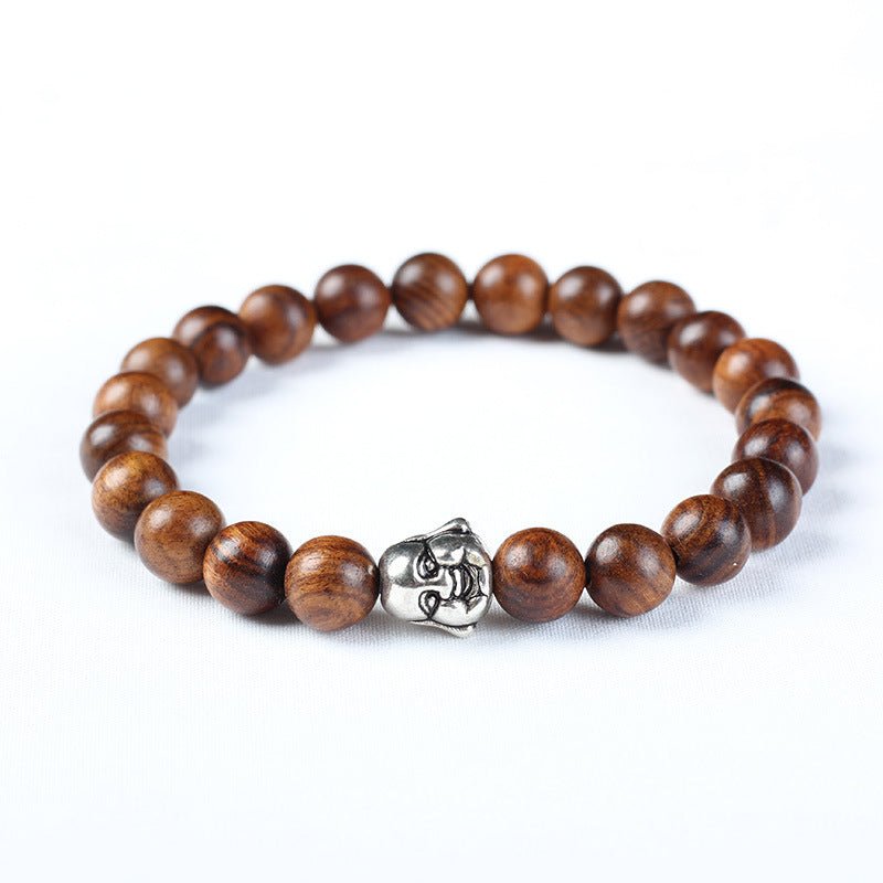 Hainan Natural Huanghua Pear Wooden Prayer Beads Bracelets 2668south