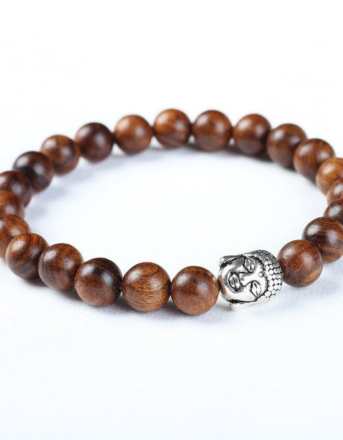 Load image into Gallery viewer, Hainan Natural Huanghua Pear Wooden Prayer Beads Bracelets 2668south
