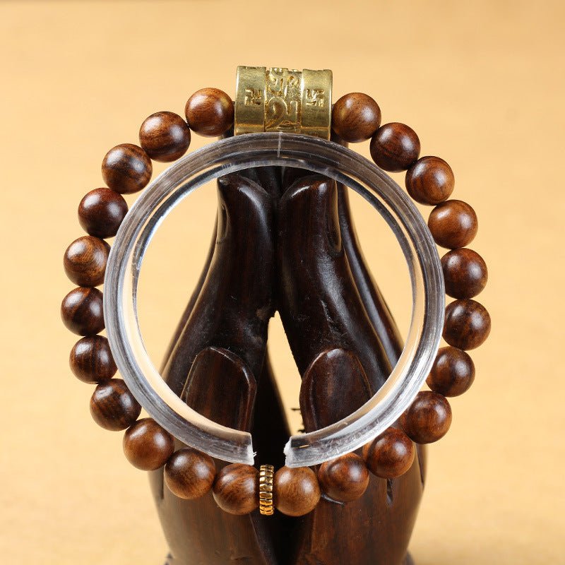 Hainan Natural Huanghua Pear Wooden Prayer Beads Bracelets 2668south