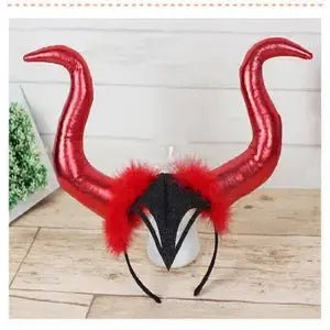 Halloween Accessories Demon Horn Headdress Demon Witch Costume Props 2668south