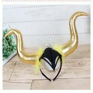 Halloween Accessories Demon Horn Headdress Demon Witch Costume Props 2668south