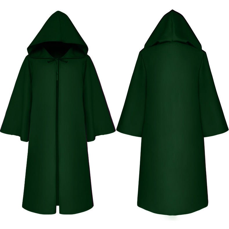 Halloween Ball Dress Up Death Cloak Medieval Hoodie Cloak 2668south