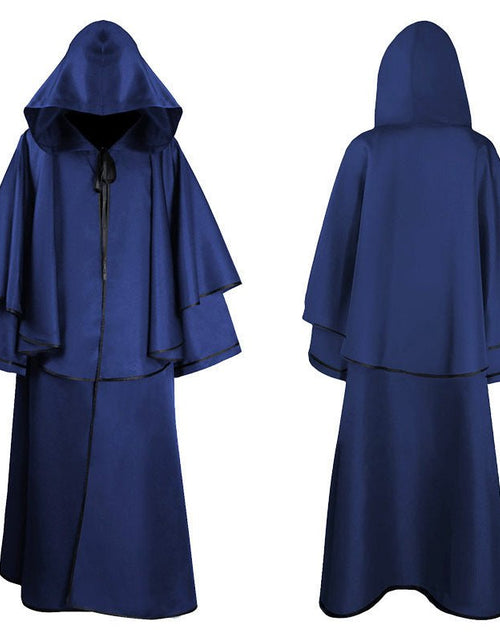 Load image into Gallery viewer, Halloween Ball Dress Up Death Cloak Medieval Hoodie Cloak 2668south
