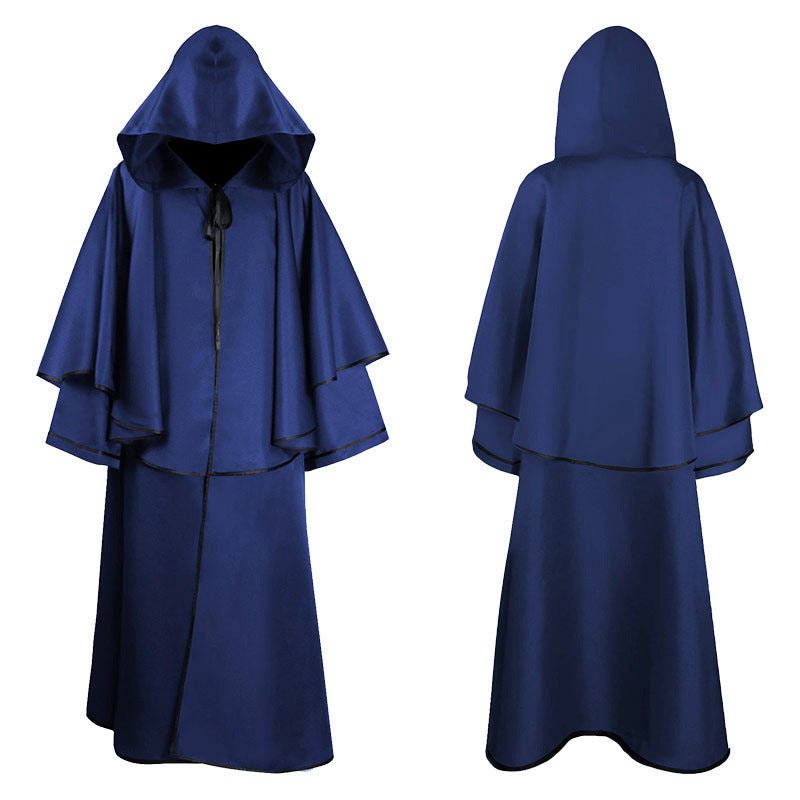 Halloween Ball Dress Up Death Cloak Medieval Hoodie Cloak 2668south