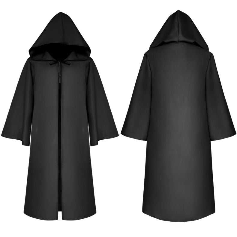 Halloween Ball Dress Up Death Cloak Medieval Hoodie Cloak 2668south