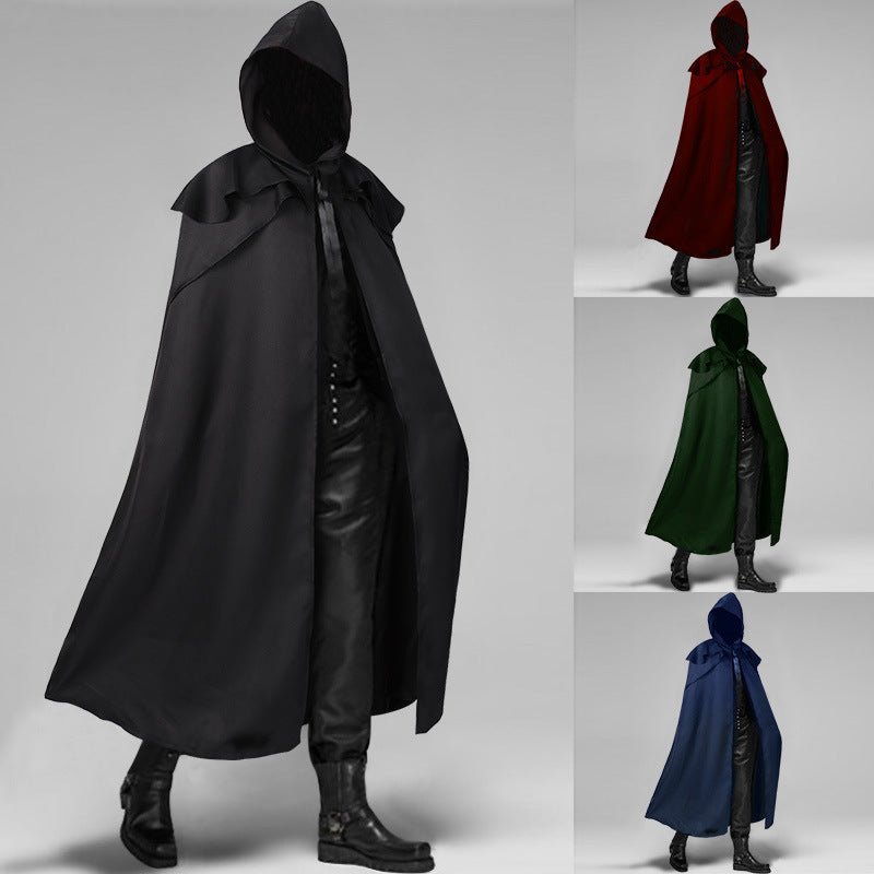 Halloween Ball Dress Up Death Cloak Medieval Hoodie Cloak 2668south