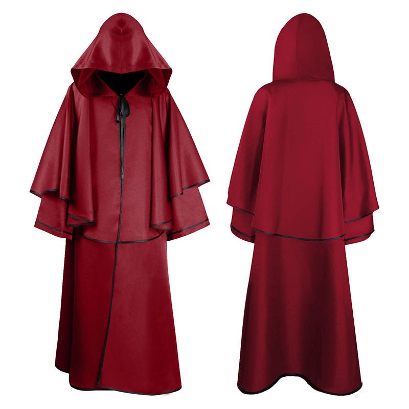 Halloween Ball Dress Up Death Cloak Medieval Hoodie Cloak 2668south