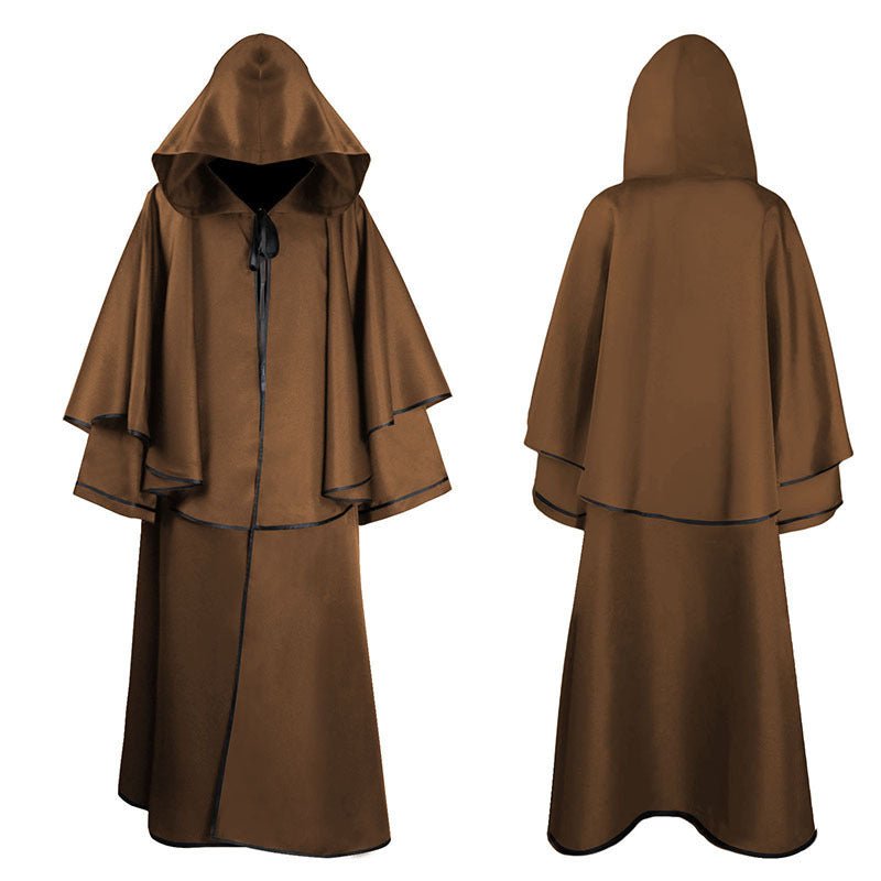 Halloween Ball Dress Up Death Cloak Medieval Hoodie Cloak 2668south