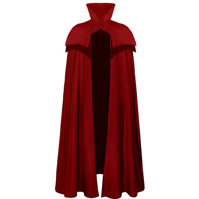 Halloween Dance Costume Death Cape Medieval Hat 2668south