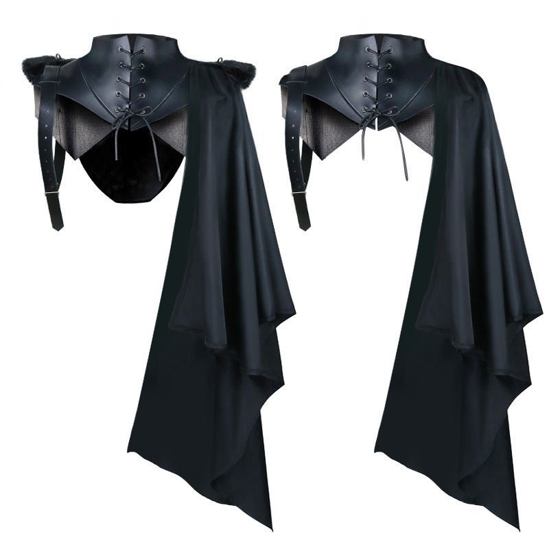 Halloween Dance Costume Death Cape Medieval Hat 2668south