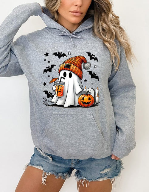 Load image into Gallery viewer, Halloween Ghost Pumpkin Bat Hoodies For Women Fashion Hooded 2668south
