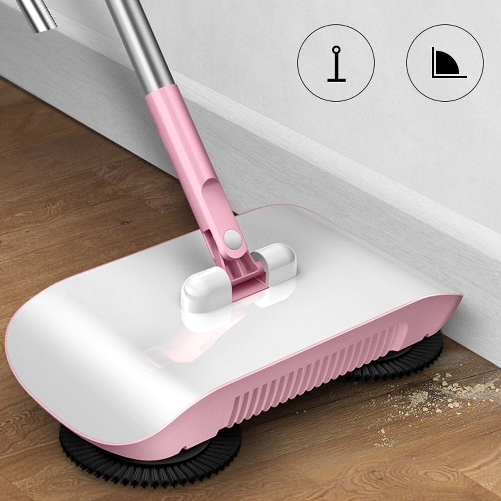 Hand Push Sweeper Household Broom Dustpan Mop Floor All-in-one Machine Gift Mop Sweeper 2668south