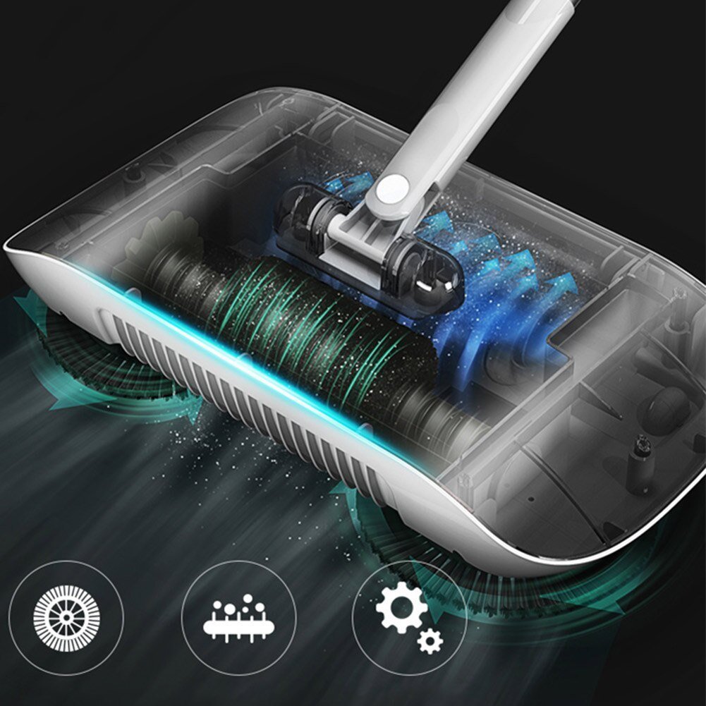 Hand Push Sweeper Household Broom Dustpan Mop Floor All-in-one Machine Gift Mop Sweeper 2668south