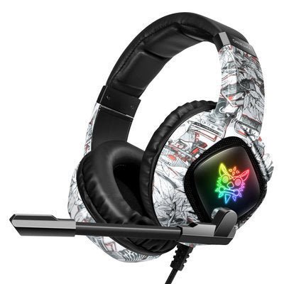 Headphones RGB Light Subwoofer Wired Headphones 2668south