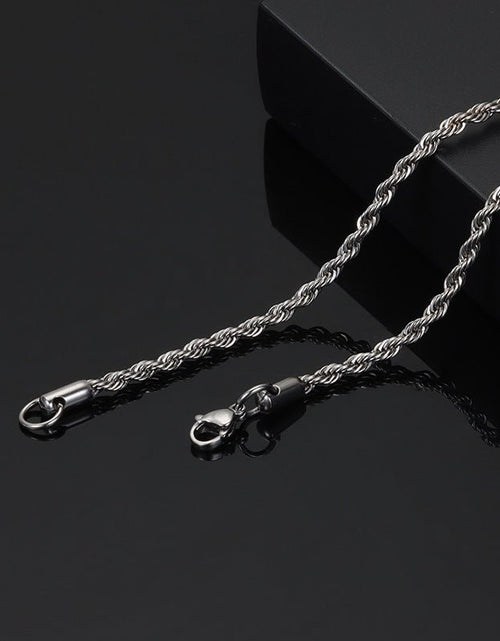 Load image into Gallery viewer, Hemp Flowers Chain Necklace Men&#39;s Diy Chain Twist 2668south
