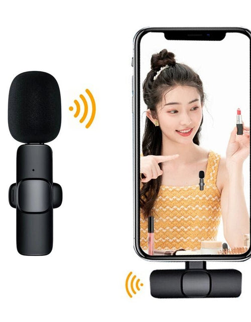 Load image into Gallery viewer, Hight Quality Wireless Lavalier Microphone Portable Audio Video Recording Mic for Iphone Android Live Game Mobile Phone Camera 2668south
