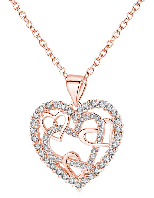 Load image into Gallery viewer, Hollow Heart Necklace For Women Affordable Luxury Fashion 2668south
