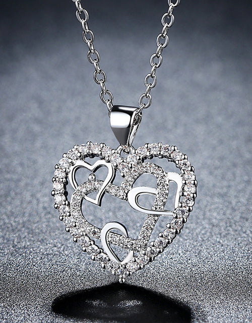 Load image into Gallery viewer, Hollow Heart Necklace For Women Affordable Luxury Fashion 2668south
