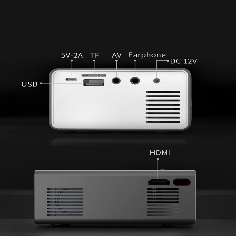 Home Office T300 Projector HD 1080P Miniature Mini Projector 2668south