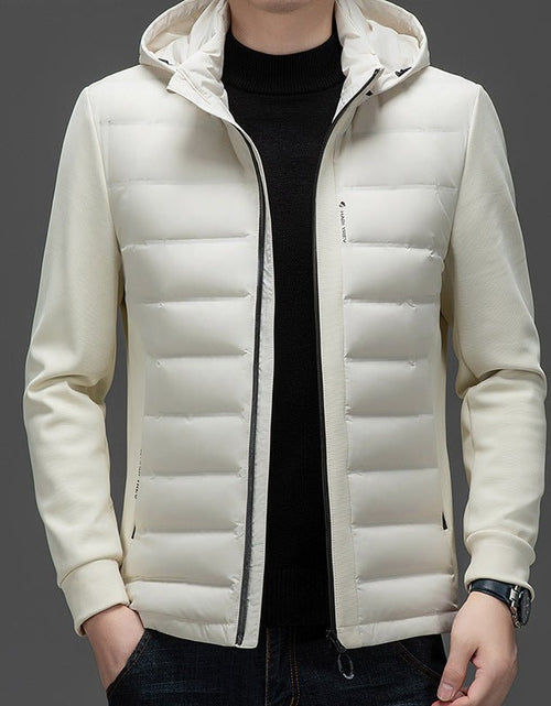 Load image into Gallery viewer, Hooded White Duck Down Warm Coat Down Jacket 2668south
