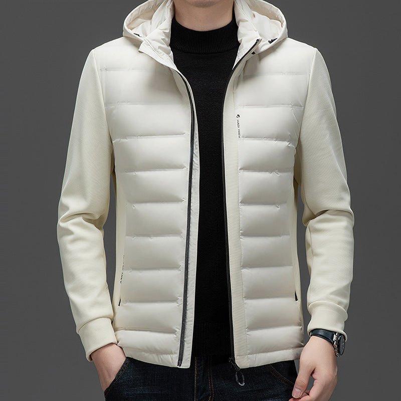 Hooded White Duck Down Warm Coat Down Jacket 2668south