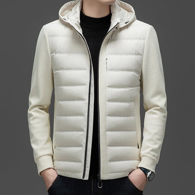 Hooded White Duck Down Warm Coat Down Jacket 2668south