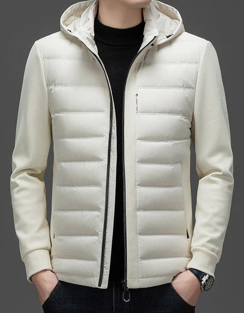 Load image into Gallery viewer, Hooded White Duck Down Warm Coat Down Jacket 2668south
