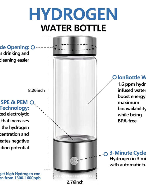 Load image into Gallery viewer, Hydrogen Water Bottle - Ultimate Hydration and Wellness Solution 2668south
