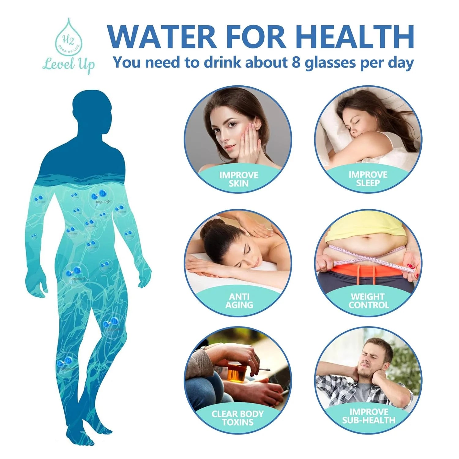 Hydrogen Water Bottle - Ultimate Hydration and Wellness Solution 2668south