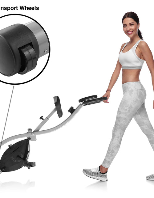 Load image into Gallery viewer, Indoor Cycling Bike - Folding, Upright Stationary Exercise Cycle with Magnetic Resistance 2668south
