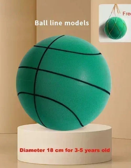 Load image into Gallery viewer, Indoor Silent Basketball Sports Bouncy Balls High Density Foam Material Children Adults Ball Training Complimentary Portable Net 2668south
