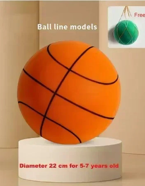 Load image into Gallery viewer, Indoor Silent Basketball Sports Bouncy Balls High Density Foam Material Children Adults Ball Training Complimentary Portable Net 2668south
