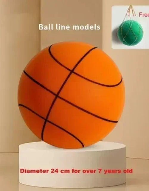 Load image into Gallery viewer, Indoor Silent Basketball Sports Bouncy Balls High Density Foam Material Children Adults Ball Training Complimentary Portable Net 2668south
