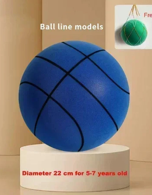 Load image into Gallery viewer, Indoor Silent Basketball Sports Bouncy Balls High Density Foam Material Children Adults Ball Training Complimentary Portable Net 2668south
