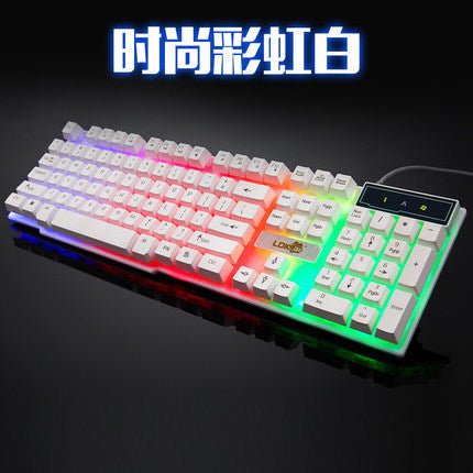 Load image into Gallery viewer, Industry gaming keyboard glowing usb cable gaming keyboard 2668south
