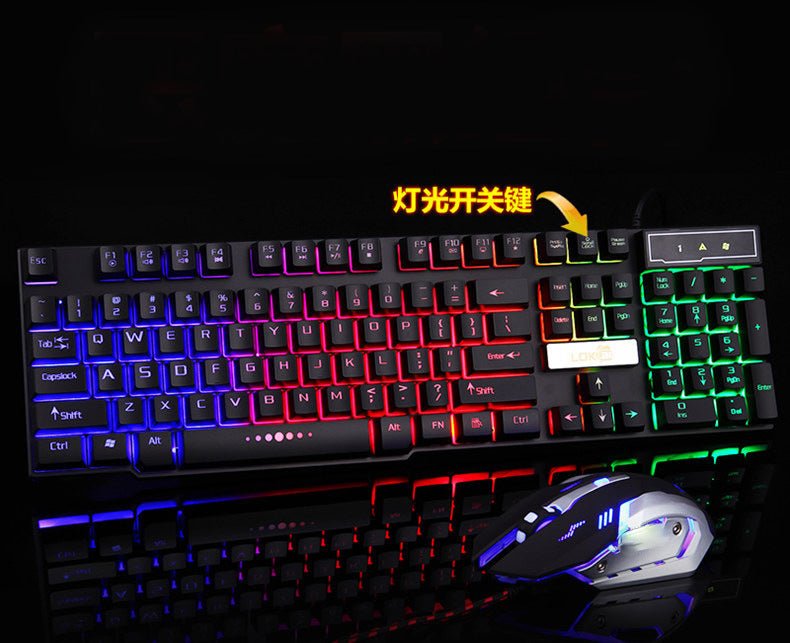 Industry gaming keyboard glowing usb cable gaming keyboard 2668south