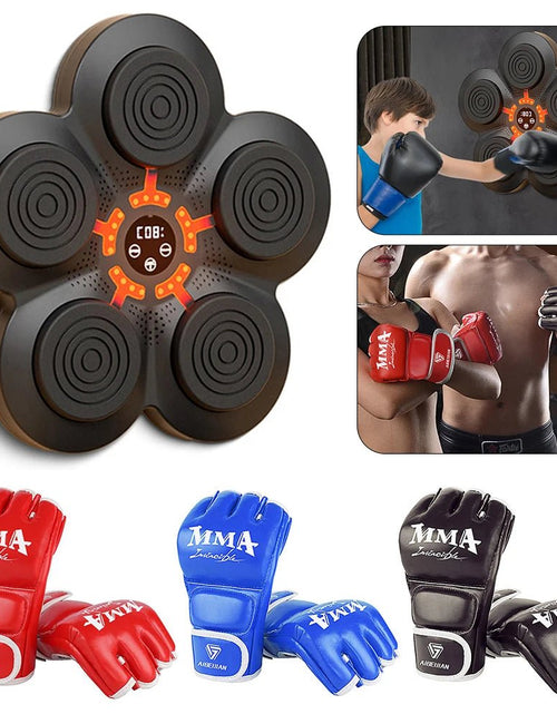 Load image into Gallery viewer, Intelligent Music Boxing Trainer Electronic Boxing Machine Wall Target LED Lighted Sandbag Relax Boxing Response Training Target 2668south
