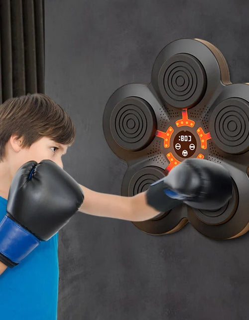 Load image into Gallery viewer, Intelligent Music Boxing Trainer Electronic Boxing Machine Wall Target LED Lighted Sandbag Relax Boxing Response Training Target 2668south
