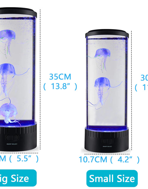 Load image into Gallery viewer, Jellyfish Lamp Color Changing Remote Control Aquarium Tank LED Night Light Birthday Gift USB Charging Relaxing Mood 2668south
