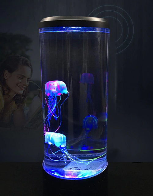 Load image into Gallery viewer, Jellyfish Lamp Color Changing Remote Control Aquarium Tank LED Night Light Birthday Gift USB Charging Relaxing Mood 2668south
