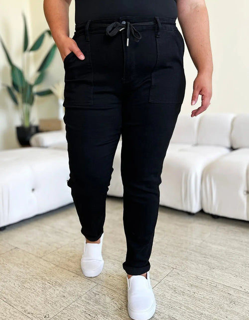 Load image into Gallery viewer, Judy Blue Full Size High Waist Double Roll Cuff Jeans 2668south
