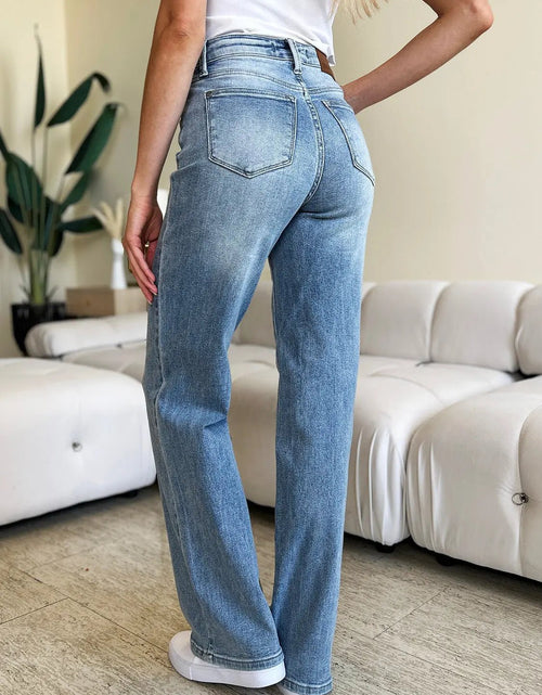 Load image into Gallery viewer, Judy Blue Full Size High Waist Wide Leg Jeans 2668south
