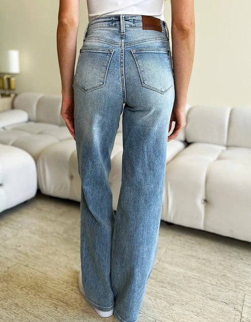 Load image into Gallery viewer, Judy Blue Full Size High Waist Wide Leg Jeans 2668south
